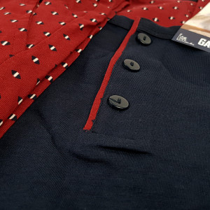 Pijamale Barbati Bumbac 100% Gazzaz by Vienetta 'New in Town'