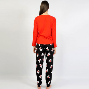 Pijamale Confortabile din Bumbac Vienetta Model 'Happy Mouse'