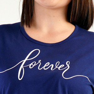 Pijamale Dama Marimi Mari Vienetta Model 'Forever' Blue