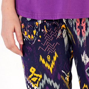 Pijamale Dama Marimi Mari Vienetta Model 'Grow Wild Sun Child' Lilac