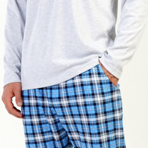 Pijamale din Bumbac Interlock Vienetta | MAN pentru Barbati Model 'King'