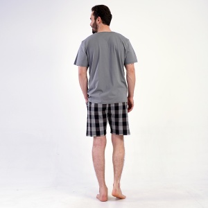 Pijama Bărbați Vienetta | MAN 'You Look Like I Need A Beer' - Prezentare pijama din spate.