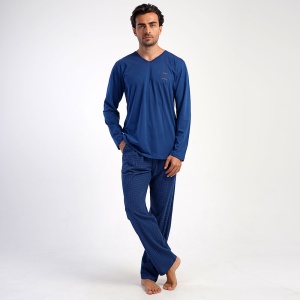 Men's Cotton Pajamas Vienetta|MAN, Model 'Believe In Yourself' | Comfort and Confidence