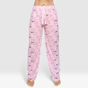 Pantaloni Damă Pijama Serena Model 'Hello Little Bear' | Lejeritate si Buna Dispoziție