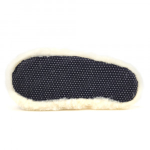 Papuci de Casa din Lana de Oaie Culoare Marmorat Model 'Zamolxis' Gray
