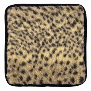 Perina de Scaun din Lana Naturala de Oaie Model 'Animal Print Ghepard', 1 Bucata
