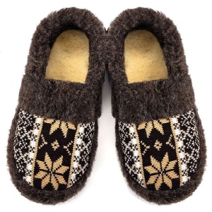 Sheep Wool Slippers Model 'Romania - Land of Bears' | Authentic Warmth