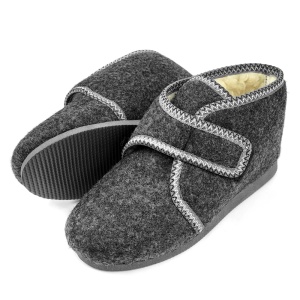 Sheepskin Boots | 'Bucovina Traditions' Dark Model, Comfort and Natural Warmth