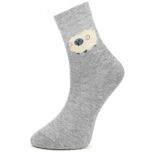 Șosete din Bumbac Love + Fun Set 5 Perechi Model 'Fluffy Sheep'