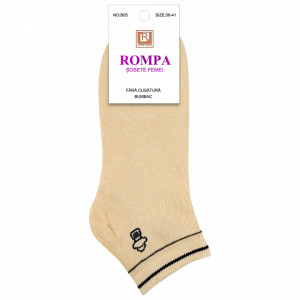 Sosete Glezna Dama, Set 4 Perechi Model 'Point of View' Culoare Crem