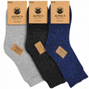 Șosete Groase din Lână de Alpaka Set 3 Perechi Model 'Best Winter' Cod 03