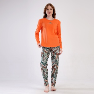 Women's 100% Cotton Pajamas Vienetta, 'Be the Change' Model | Energy and Optimism