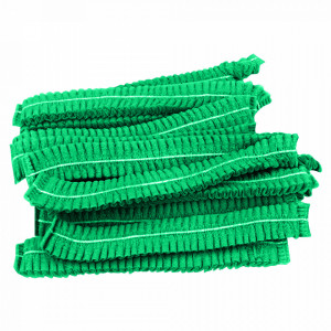 Capelina Unica Folosinta Tip Acordeon, 100 Bucati, Culoare Verde