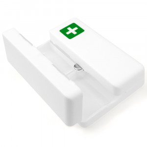 Foldable Medicine Organizer with 7 Compartments Green Cross Model