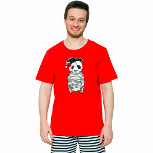 Pijama Barbati Gazzaz by Vienetta, 'Let's be Pirates' Red