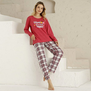 Pijama Dama Confortabila Brand Serena Model 'Mama, Creata Pentru Iubiree'