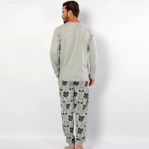 Pijamale Confortabile pentru Barbati Gazzaz by Vienetta Model 'Don't Wake Me Up'