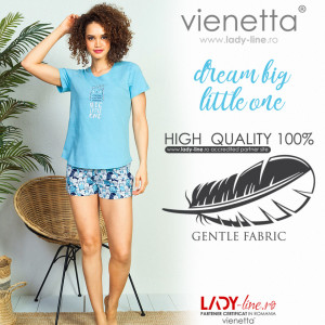 Pijamale Dama Vienetta, 'Dream Big Littlea One'
