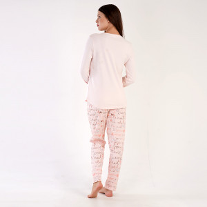 Pijamale Groase din Bumbac Interlock, Brand Vienetta, Model 'L'amour'