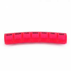 Organizator Medicamente pentru Sapte Zile, Forma Ergonomica