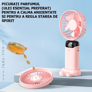 Funcție terapeutică de aromaterapie: zona centrală a grilei se deschide simplu pentru aplicarea uleiului parfumat preferat.