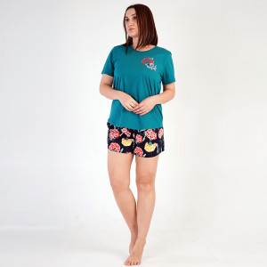 Women's Plus Size Cotton Pajamas Vienetta, Model 'You are Magical'