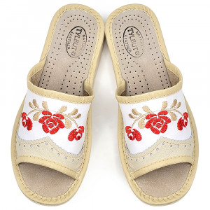 Women's Slippers Natural Leather Mesopotamia Light | Elegance and Comfort