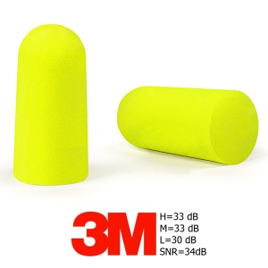 Antifoane Interne 3M E-A-Rsoft EN 352-2 Yellow Neons Protectie SRN 36dB, 1 Set