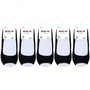 Cut-Out Toe Insoles Set of 5 Pairs Black