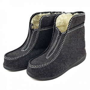 Indoor and Outdoor Wool Boots, 'Bucovina'