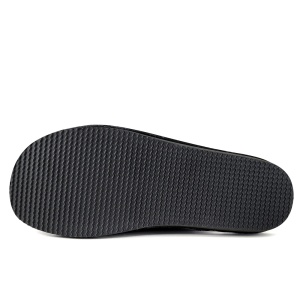Papuci de Casă din Piele cu Talpă Groasă, Model 'Luxury Man' Dark Mystick - Prezentare talpă produs.