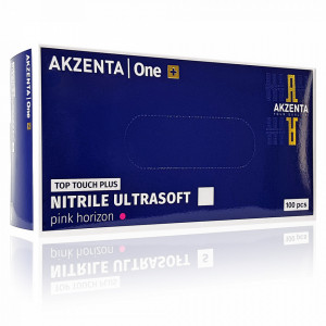 Manusi Examinare Nitril Ultrasoft TopTouch Plus Akzenta Pink Horizon 100 Buc