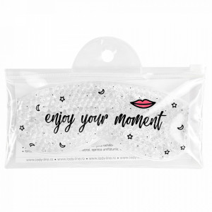 Masca cu Perle de Gel pentru Relaxarea Ochilor, Model 'Enjoy Your Moment'