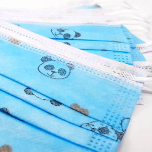 Masca Faciala cu 3 Straturi pentru Copii Flippy Culoare Albastru Cutie 50 Bucati
