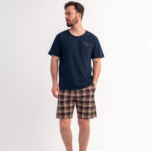 Men's Pajamas Vienetta|MAN 'Everything Possible' | Modern Design in Checks