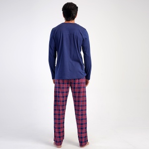 Pijamale Barbati Vienetta|MAN, Model 'New Adventure' | Relaxare și Confort. Prezentare din spate.