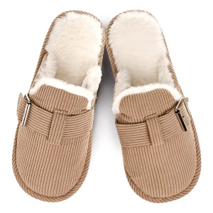 'Mocha Luxe' Faux Fur Velvet Slippers | Premium Elegance and Comfort