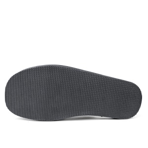 Talpă flexibilă și amortizantă din material EVA a papucilor Leather Core Gray.