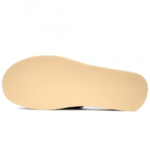 Papuci de Casa Dama Material Piele Culoare Albastru Model 'Simple Blue'