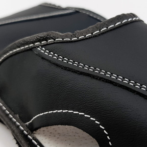 Papuci de Casa Vara din Piele Culoare Negru Model 'Summer Comfort'