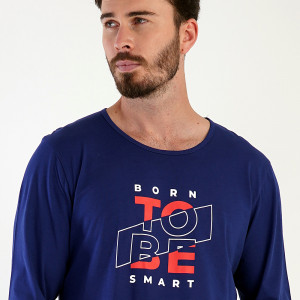 Pijamale Barbati Marimi Mari Vienetta|MAN, Model 'Born To Be Smart'