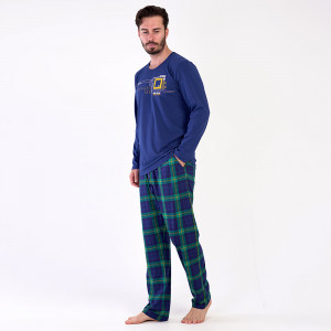 Pijamale Barbati Marimi Mari Vienetta|MAN, Model 'Think Outside the Box' Blue