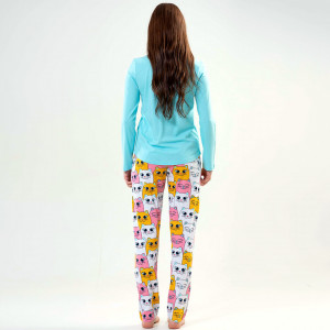Pijamale Confortabile din Bumbac Vienetta, Model 'I'm So Sweet'