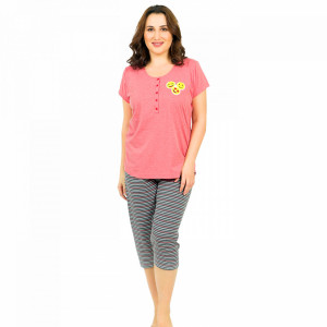 Pijamale Confortabile Marimi Mari Vienetta Model 'Just Smile'