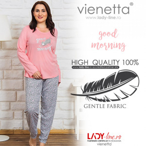 Pijamale Dama Marimi Mari Vienetta 'Good Morning'