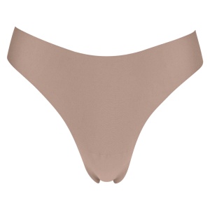 Thong Seamless Flex Flow Beige - Laser-Cut Invisi-Edge Technology - Secret's Underwear