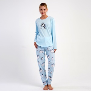 Women's 100% Cotton Pajamas Vienetta, Model 'Be a Dreamer' | Comfort and Premium Quality