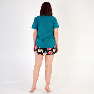 Pijamale Dama Marimi Mari din Bumbac Vienetta, Model 'You are Magical'