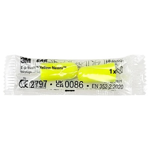 Antifoane Interne 3M E-A-Rsoft EN 352-2 Yellow Neons Protectie SRN 36dB, 1 Set