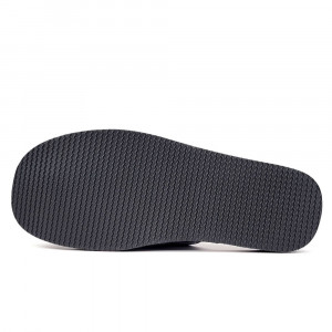 Papuci de casă din postav Lim Art Model Lounge Grey, culoare gri, model minimalist UNI, broderie discretă "Lim Art", talpă antiderapantă.